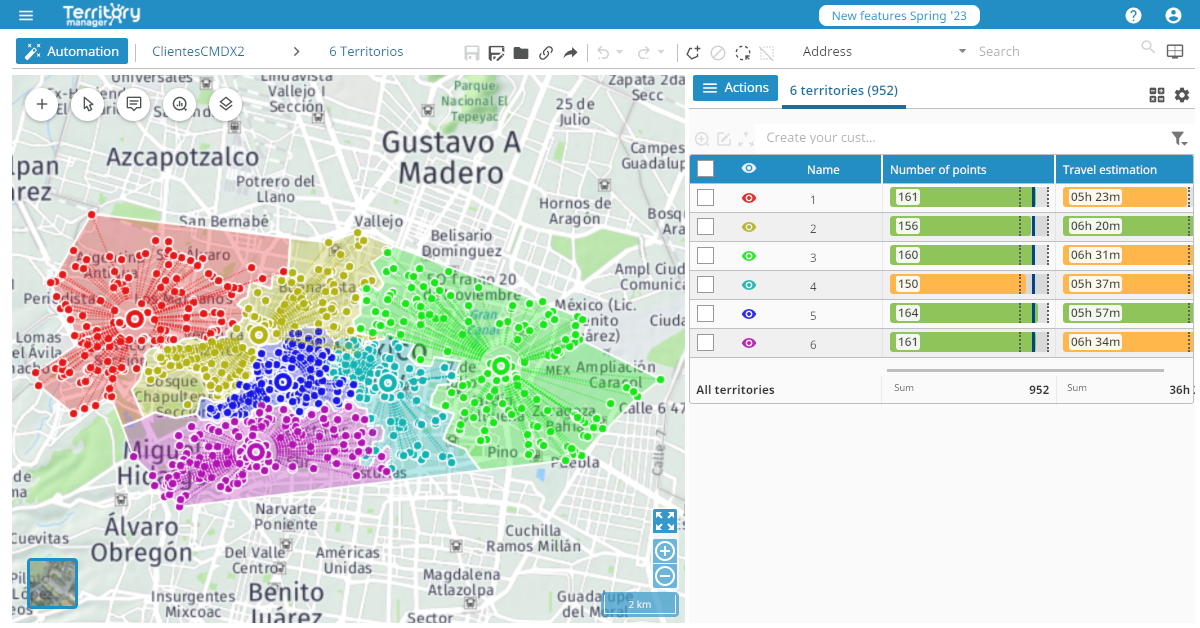 Optimización de Territorios utilizando Territory Manager